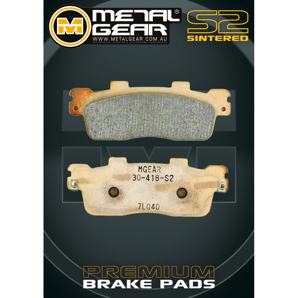 MetalGear Brake Pads: Single Set in Sintered S2 Compound