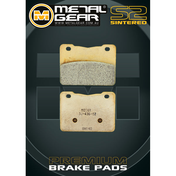 MetalGear Brake Pads: Single Set in Sintered S2 Compound