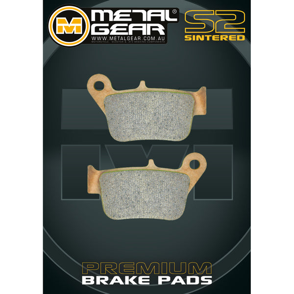 MetalGear Brake Pads: Single Set in Sintered S2 Compound