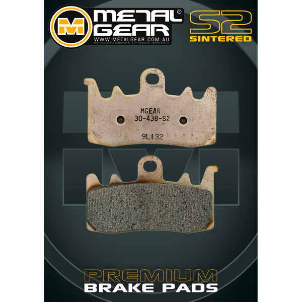 MetalGear Brake Pads: Single Set in Sintered S2 Compound