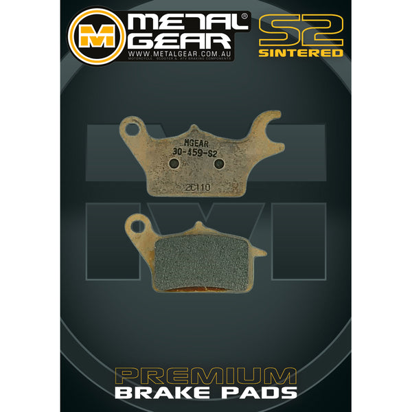 MetalGear Brake Pads: Single Set in Sintered S2 Compound