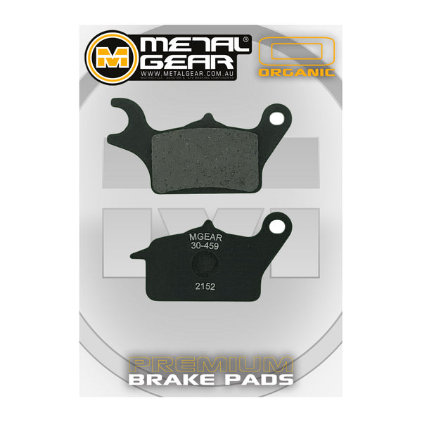 MetalGear Brake Pads: Single Set in Organic Compound