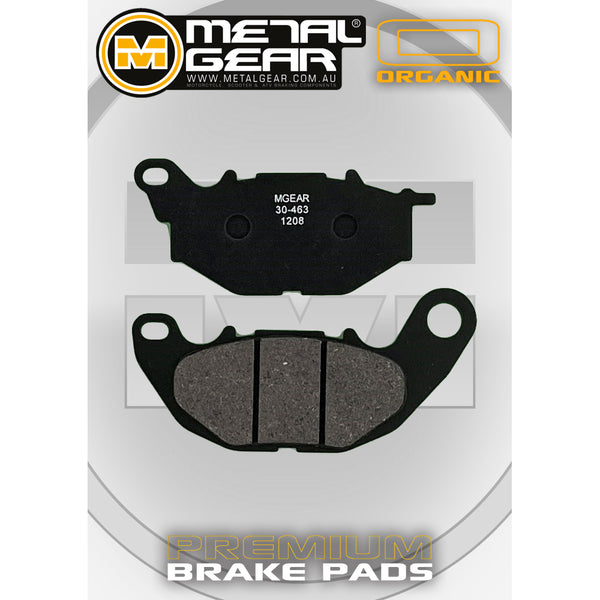 MetalGear Brake Pads: Single Set in Organic Compound