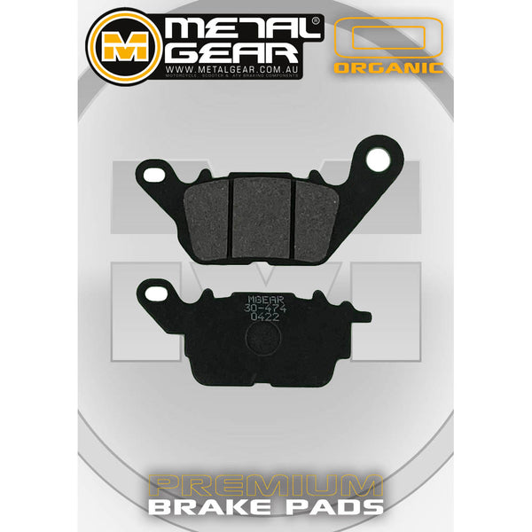 MetalGear Brake Pads: Single Set in Organic Compound