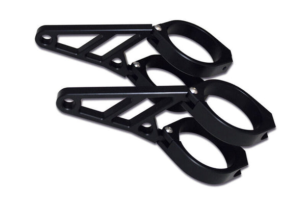 HIGHSIDER CNC ALU HEAD BRACKET 47-54MM BLK