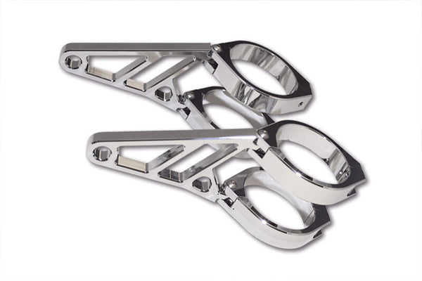 HIGHSIDER CNC ALU H/L BRKT CHR