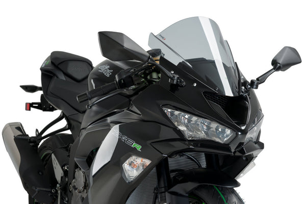 Puig Z-Racing Screen For Kawasaki ZX-6R / ZX-10R (Light Smoke)