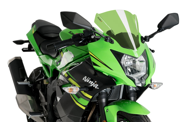 Puig Z-RACING SCREEN KAWASAKI NINJA 125 19' C/GREEN