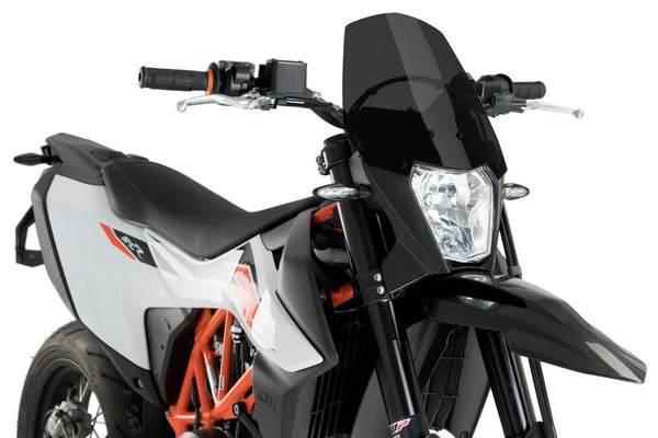Puig New Generation Sport Screen For KTM 690 Enduro R/SMC R (Dark Smoke)