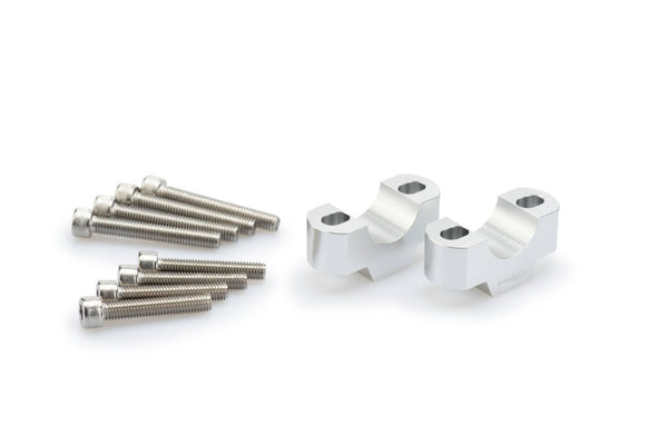 Puig 20mm Risers To Suit Various Models (Silver)