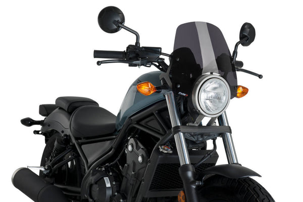 Puig New Generation Sport Screen For Honda CMX 500 Rebel (Dark Smoke)