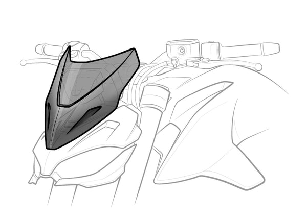 Puig New Generation Sport Screen For Yamaha XT660X (2007-2016) - Smoke