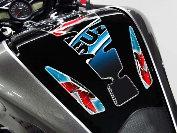 Puig Wings Tank Pads For Suzuki Models (Blue)