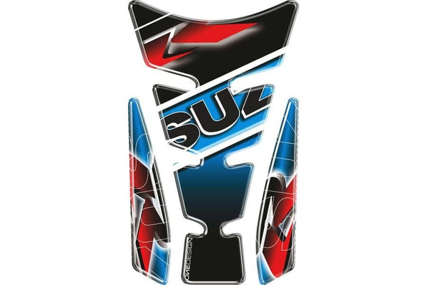 Puig Wings Tank Pads For Suzuki Models (Blue)