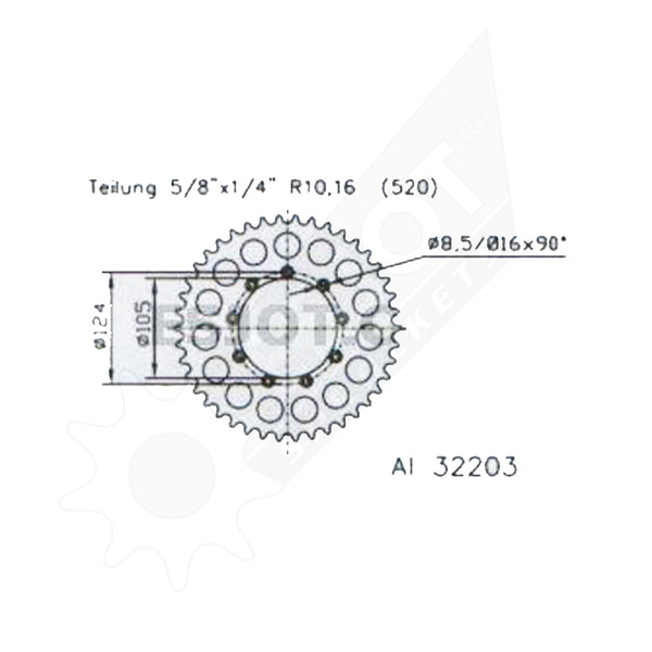 Esjot Sprockets: Single Sprocket Only