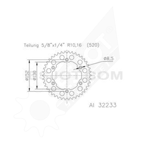Esjot Sprockets: Single Sprocket Only