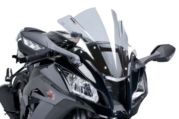 Puig Z-Racing Screen for Kawasaki ZX-10R 2004- Onwards (Smoke)