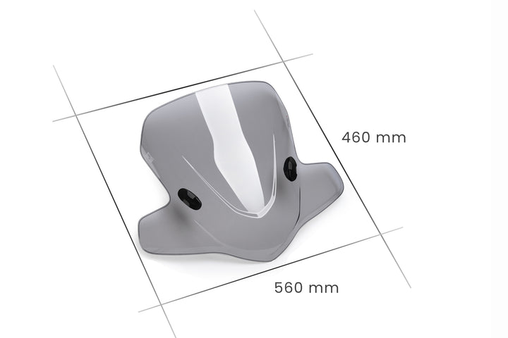 Puig City Touring Screen For Aprilia Sportcity Cube (2008 - 2014) - Smoke