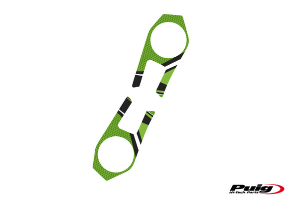 Puig YOKE PROTECTOR KAWASAKI ZX6R 09-16 C/GREEN