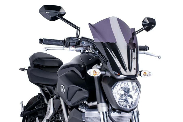 Puig New Generation Touring Screen For Yamaha MT-07 (2014-2017) - Dark Smoke