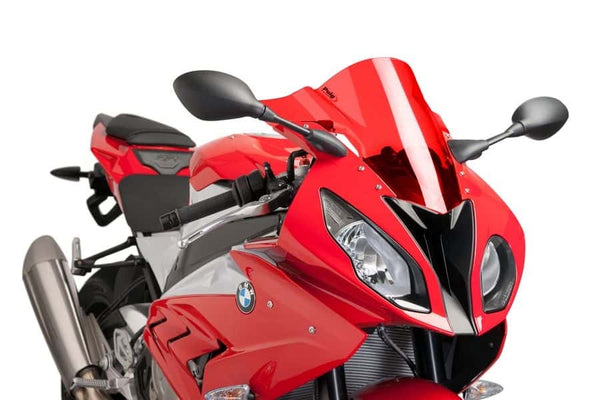 Puig Z-Racing Screen Compatible with BMW S1000RR 2015 - 2018 (Red)