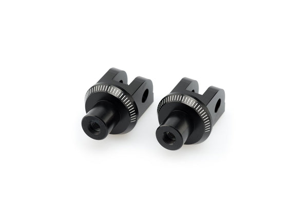 Puig Footpeg Adaptors For Various Kawasaki Models (Black)