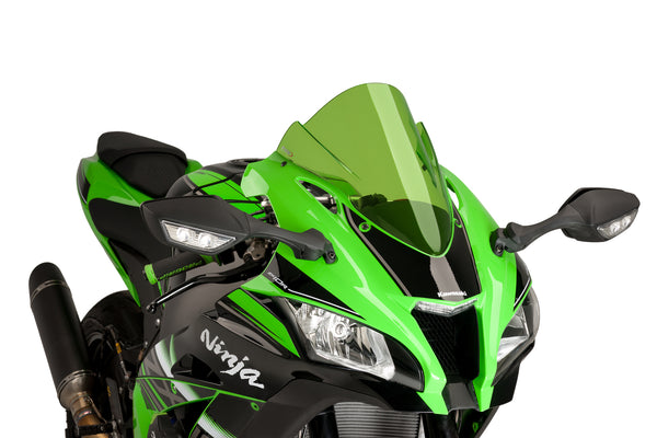 Puig Z-RACING SCREEN KAWASAKI ZX-10R/RR 16'-18'C/GREEN