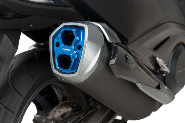 Puig END TUBE FOR EXHAUST ESCAPE KYMCO AK550 17' C/BLUE