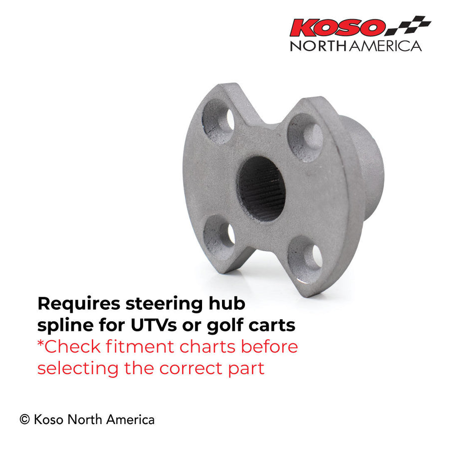 Koso Heated Steering Wheel | for UTVs or Golf Carts (LN-01) by Koso