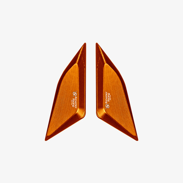 Bonamici Racing Aluminum Blocks mirror DucatiÂ Panigale V2/V4 ORANGE