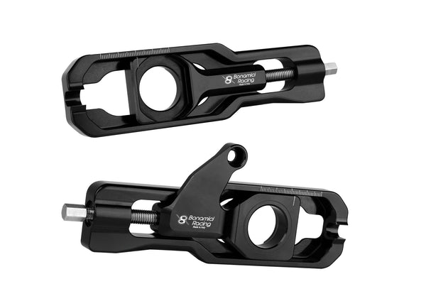 Bonamici Racing Chain Adjuster With Caliper Support For Kawasaki ZX-6R (2024 - Onwards) - Black