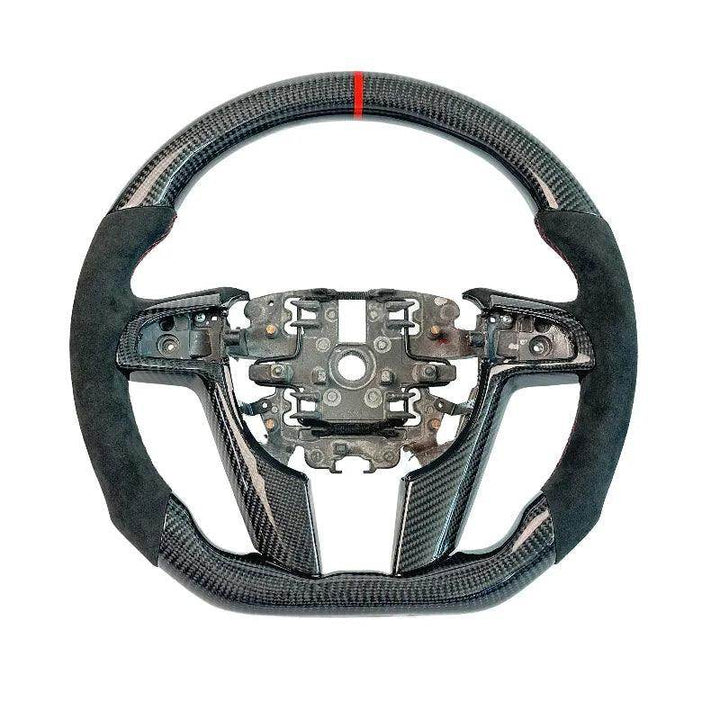 Holden Carbon Fibre Alcantara / Perforated Leather Steering Wheel | SV6, SS, SSV 2006-2016 - DriftnDrive