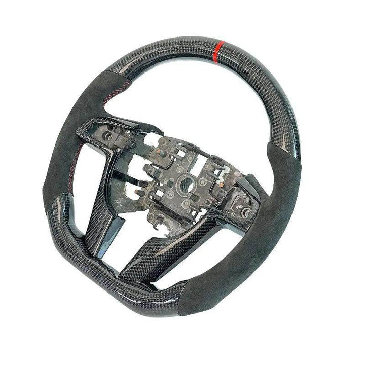 Holden Carbon Fibre Alcantara / Perforated Leather Steering Wheel | SV6, SS, SSV 2006-2016 - DriftnDrive