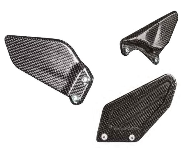 Bonamici Racing Carbon Heel Plates For Rearsets