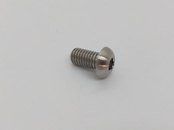 RaceFasteners Titanium M6 x 1 Button Head Bolt (10mm)