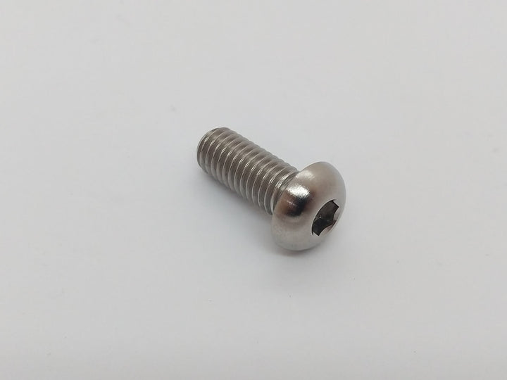 RaceFasteners Titanium M6 x 1 Button Head Bolt (20mm)