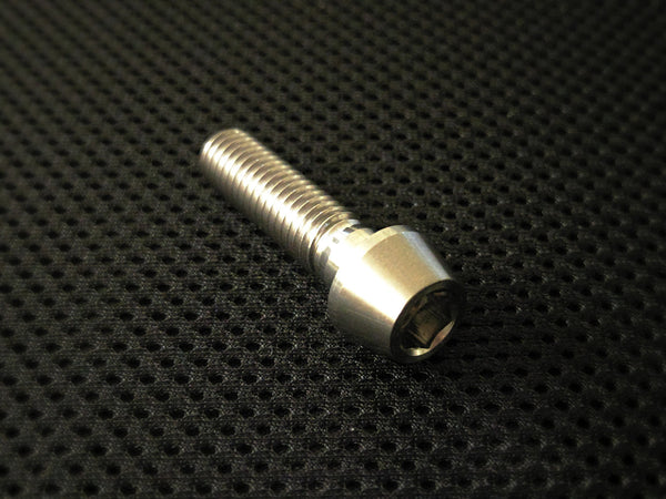 RaceFasteners M8 x 1.25 Titanium Taper Socket Head Bolt (Allen Key) - 30mm Length