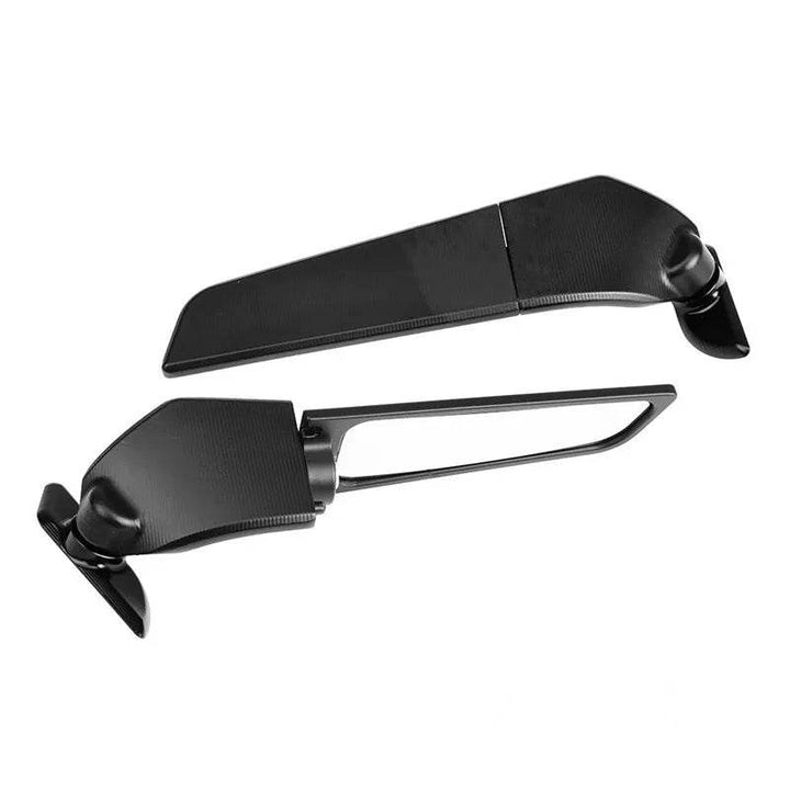 Universal Stealth Wing Motorcycle Mirrors - DriftnDrive