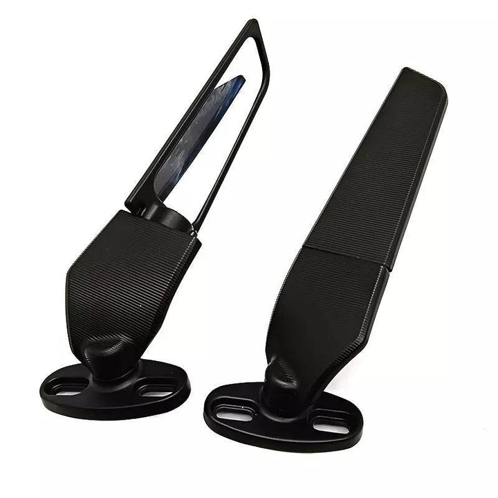 Universal Stealth Wing Motorcycle Mirrors - DriftnDrive