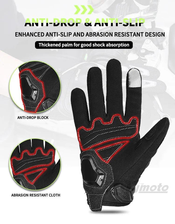 Suomy Mesh Moto Gloves - Summer, Touchscreen, Breathable - DriftnDrive