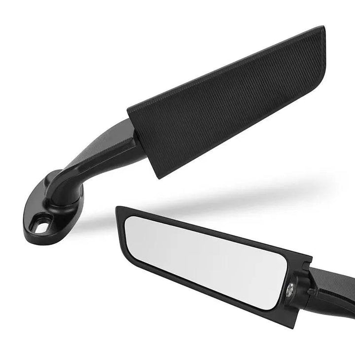 Universal Stealth Wing Motorcycle Mirrors - DriftnDrive