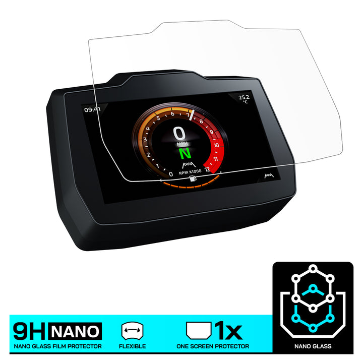 Speedo Angels NANO GLASS Dashboard Screen Protector For Some Triumph Tiger 900/1200 Models