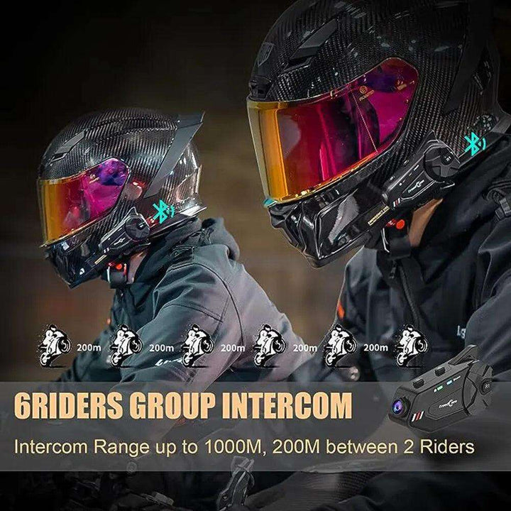 Freedconn R1 Plus: Ultimate Rider's Cam & Intercom - DriftnDrive