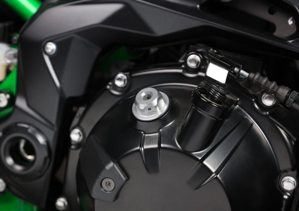 Bonamici Racing Aluminium Oil Cap For Ducati, Kawasaki, Yahama (T008) [Colour: Silver]