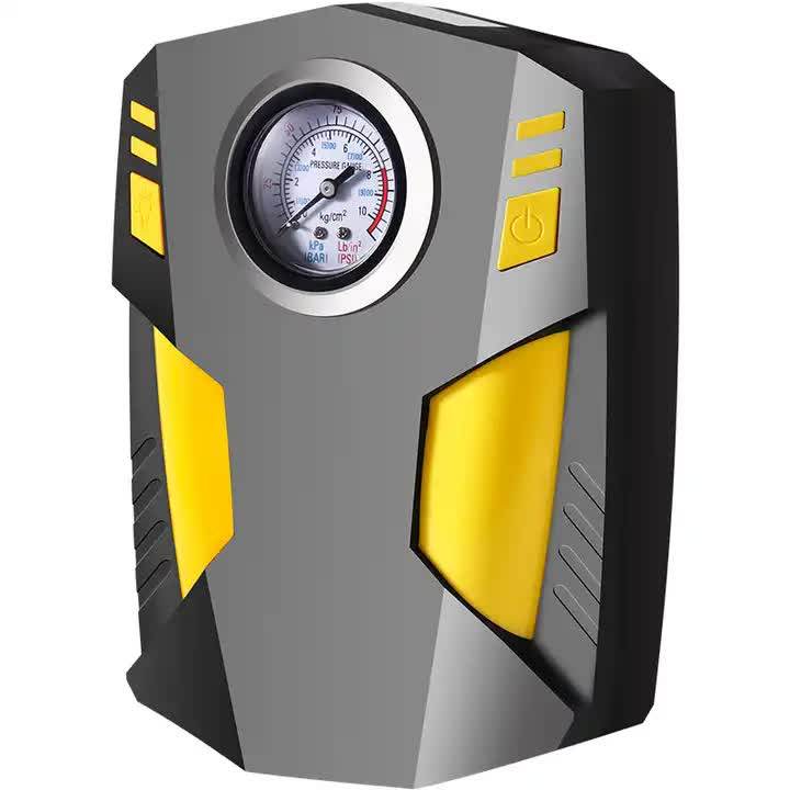 Portable 12V Tire Inflator with LED Light – 120W Car Air Compressor - DriftnDrive