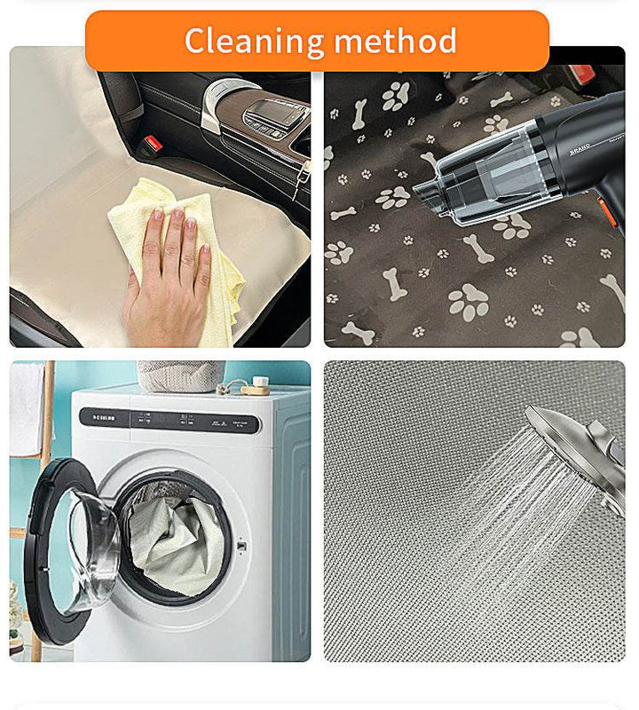 4 Pcs Waterproof Pet Car Seat Cover – Scratch-Resistant Oxford Cloth - DriftnDrive