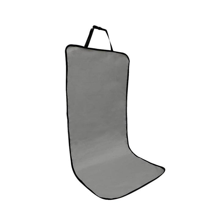 4 Pcs Dark Grey Waterproof Pet Car Seat Cover – Scratch-Resistant Oxford Cloth - DriftnDrive