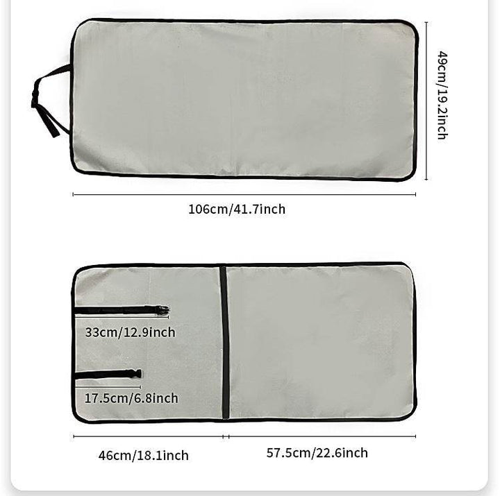 4 Pcs Dark Grey Waterproof Pet Car Seat Cover – Scratch-Resistant Oxford Cloth - DriftnDrive