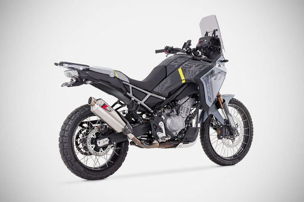 Zard Stainless Steel Slip-On Racing Exhaust For CF Moto 450MT (2024 - Onwards)