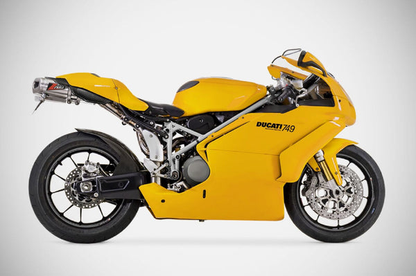 Zard Stainless Steel Full Exhaust For Ducati 749 (2003 - 2005) - Deep Sump, Single Seat